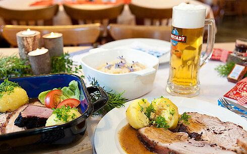 Wanderhotel in Bayern mit bayerischen Köstlichkeiten